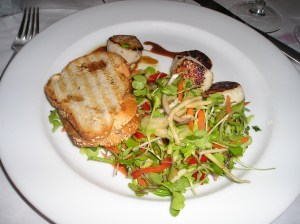 Scallops with Lion's Mane