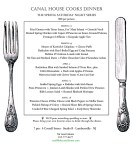 Canal House dinner series